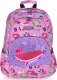 GABOL BACKPACK ROLLER PINK WITH SKATEBOARD 1