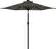 vidaXL vidaXL Parasol ogrodowy LED, stalowy słupek, antracyt, 225x225x212 cm 5