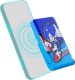 Powerbank OTL Powerbank magnetyczny OTL 5000 mAh, USB-C 15W, Sonic The Hedgehog ze stojakiem (niebieski) 1