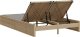 vidaXL vidaXL Podwójna leżanka z poduszkami, beżowa, polirattan 5