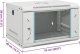 Szafa vidaXL vidaXL Ścienna szafka serwerowa 6U, 19", IP20, 53x40x30 cm 7