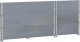 vidaXL vidaXL Nadstawki paletowe, 3 szt., szare, 100x50 cm, drewno sosnowe 5