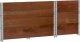 vidaXL vidaXL Nadstawki paletowe, 3 szt., 100x50 cm, drewno sosnowe 12