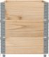 vidaXL vidaXL Nadstawki paletowe, 3 szt., 100x50 cm, drewno sosnowe 3