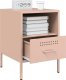 vidaXL vidaXL Szafki nocne, 2 szt., różowe, 36x39x50,5 cm, stal 4