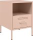 vidaXL vidaXL Szafki nocne, 2 szt., różowe, 36x39x50,5 cm, stal 5