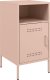 vidaXL vidaXL Szafki nocne, 2 szt., różowe, 36x39x68 cm, stal walcowana 4
