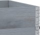 vidaXL vidaXL Nadstawki paletowe, 3 szt., szare, 100x100 cm, drewno sosnowe 6