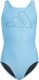Adidas Kostium kąpielowy dla dziewczynki adidas Performance Big Bars jasnoniebieski IR9625 140cm 1
