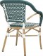 King Home Krzesło CAFE MIRAMAR turkus / morski rattan 2