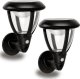 Kinkiet ECOLIGHT2 Oprawa solarna Ecolight SOE-3 EC20117 kinkiet zewnętrzny oprawa ścienna 1x0.55W LED 4000K czarna 5