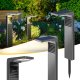 ECOLIGHT2 Ecolight SSO-2 EC20113 słupek ogrodowy zewnętrzny solarny 1x2W LED 4000K IP65 czarny 18