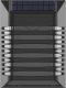 Kinkiet ECOLIGHT2 Oprawa solarna Ecolight SOE-2 EC20116 kinkiet zewnętrzny oprawa ścienna 1x0.25W LED 4000K czarna 2