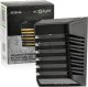 Kinkiet ECOLIGHT2 Oprawa solarna Ecolight SOE-2 EC20116 kinkiet zewnętrzny oprawa ścienna 1x0.25W LED 4000K czarna 5