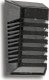 Kinkiet ECOLIGHT2 Oprawa solarna Ecolight SOE-2 EC20116 kinkiet zewnętrzny oprawa ścienna 1x0.25W LED 4000K czarna 9