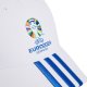 Adidas Czapka z daszkiem adidas UEFA EURO24 Official Emblem biała IT3314 Młodzieżowa 2