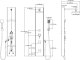 SCHTTE SCHTTE Panel prysznicowy TAHITI z baterią jednouchwytową, stal 7