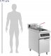 Royal Catering Frytownica indukcyjna wolnostojąca z szafką 30 l 60-190 C 380 V 10000 W 3