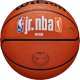 Wilson Piłka do koszykówki JR NBA Logo Auth Outdoor pomarańczowa (WZ3011801XB7) 3