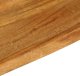 vidaXL Blat stołu z krawędzią 90x40x2,5 cm, drewno mango 7