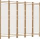 vidaXL Składany parawan 5-panelowy, 200 cm, bambus i płótno 3