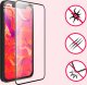 Hello Case 2-pak Szkło Hartowane do iPhone 11 / XR Ochronne Pełne Na cały ekran 5D 9H 2