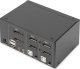 Przełącznik Digitus KVM Digitus Switch 2 Port, Dual Display, 4K, DP 1