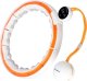 HMS HHM21 HULA HOP WHITE/ORANGE Z MAGNESAMI, WYPUSTKAMI TPE I OBCIĄŻNIKIEM + LICZNIK HMS 19