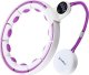 HMS HHM17 HULA HOP WHITE/VIOLET Z MAGNESAMI I OBCIĄŻNIKIEM + LICZNIK 18