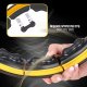 HMS HHM21 HULA HOP BLACK/YELLOW Z MAGNESAMI, WYPUSTKAMI TPE I OBCIĄŻNIKIEM + LICZNIK HMS 4