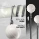 HMS ZESTAW HULA HOP MAGNETYCZNY WHITE HHM16 Z LICZNIKIEM HMS + PAS BR163 BLACK PLUS SIZE 17