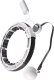HMS ZESTAW HULA HOP MAGNETYCZNY WHITE HHM16 Z LICZNIKIEM HMS + PAS BR163 BLACK PLUS SIZE 20