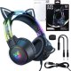 Słuchawki Onikuma X15 Pro Cat Czarne (X15 PRO Cat Black) 2