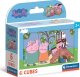 Clementoni CLE Cubi klocki 6 Świnka Peppa 40659 1