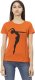 Trussardi Action Koszulka T-shirt marki Trussardi Action model 2BT24 kolor Pomarańczowy. Odzież damska. Sezon: L 1