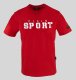 Plein Sport Koszulka T-shirt marki Plein Sport model TIPS400 kolor Czerwony. Odzież męska. Sezon: Wiosna/Lato L 1