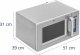Kuchenka mikrofalowa Royal Catering Profesjonalna kuchenka mikrofalowa 100 programów 25L 1550W Profesjonalna kuchenka mikrofalowa 100 programów 25L 1550W 4