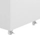 Physa Biurko stolik kosmetyczny do manicure z szufladami szafką 120 x 47 x 79.5 cm - biały Biurko stolik kosmetyczny do manicure z szufladami szafką 120 x 47 x 79.5 cm - biały 4
