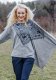 Key PONCHO KEY LHP-081 B19 (kolor melange - grey, rozmiar S/M) 2