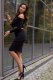 Merribel Asant Black 1110 spódnica i bluza (kolor czarny, rozmiar S/M) 4