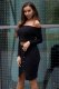 Merribel Asant Black 1110 spódnica i bluza (kolor czarny, rozmiar S/M) 5