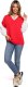 BE Knit BK076 Bezrękawnik z dekoltem w serek - czerwony (kolor red, rozmiar L/XL) 2