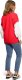BE Knit BK076 Bezrękawnik z dekoltem w serek - czerwony (kolor red, rozmiar L/XL) 3