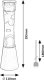 Lampki choinkowe Rabalux Lampa Minka lavalamp Gy6.35 20W 39,5 cm rainb 2