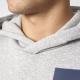 Adidas Bluza Essentials Chest Logo Pullover Hood Fleece Szara, Rozmiar XS (B45729*XS) 2