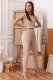 Stylove S259 Kombinezon z poduszkami na ramionach - beżowy (kolor Beige, rozmiar M) 4