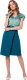 Stylove S343 Spódnica - morska (kolor oceanblue, rozmiar XXL) 4
