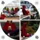 Froster Bluzair Koco Bluza Oversize z Kapturem Bordowa 4w1 3