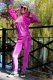 Merribel Dollien Fuksja welurowy komplet (kolor FUCHSIA, rozmiar M) 3