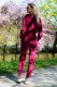 Merribel Goldenia Bordowy welurowy komplet (kolor WINE RED, rozmiar S) 1